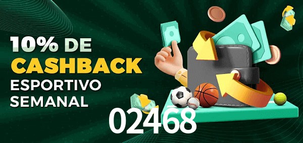 10% de bônus de cashback na 02468